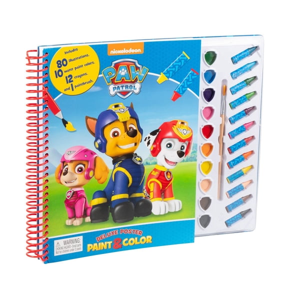 Deluxe Poster Paint & Color: Paw Patrol, Mixed Media