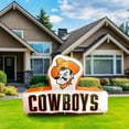 thumbnail image 2 of Logo Brands Oklahoma State Cowboys Pre-Lit 7’x10’ Team Inflatable, 2 of 6