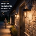 thumbnail image 6 of Westinghouse 500 Lumen Solar Motion-Activated Outdoor Wall Light, 2-Pack, 6 of 8
