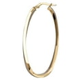 thumbnail image 3 of Double Curve Hoop Earrings in 14K Gold, 3 of 6