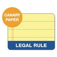 thumbnail image 4 of TOPS - Docket Writing Tablet, 8 1/2 x 11 3/4, Legal Rule, Canary, 50 Sheets -  6-Pack, 4 of 6