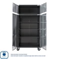 thumbnail image 10 of Seville Classics UltraHD Stacking Top Cabinet, 48” W x 18” D x 18.5” H, 10 of 18