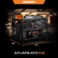 thumbnail image 4 of 10,000 / 7,800-Watt Tri-Fuel Ultra Quiet Home Backup Inverter Generator , CO Auto Shutoff, and Electric Start, 4 of 8