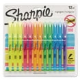 thumbnail image 1 of Sharpie Pocket Style Highlighters, Assorted Ink Colors, Chisel Tip, Assorted Barrel Colors, Dozen, 1 of 4
