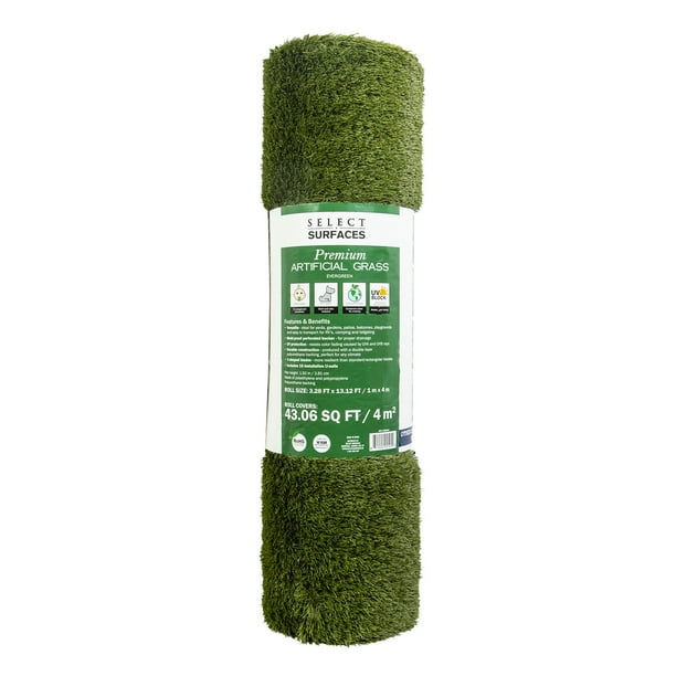 Select Surfaces Evergreen Artificial Grass - Assorted Sizes