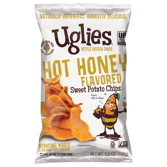 Uglies Hot Honey Kettle Potato Chips, 15 oz