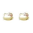 thumbnail image 3 of Hello Kitty Stud Earrings In 14K Gold, 3 of 5