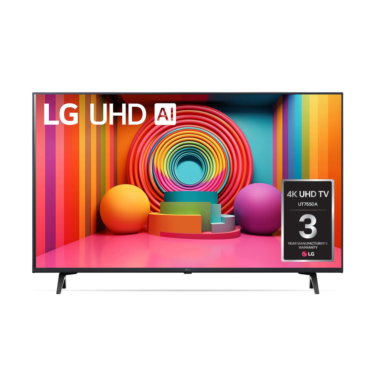 LG 43” Class UT7550 Series 4K UHD Smart TV