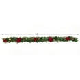 thumbnail image 3 of Member's Mark 9' Red Pre-Lit Decorated Garland, 3 of 4