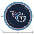 thumbnail image 2 of NFL Round Paper Plates, 10", 85 ct., Choose Your Team, 2 of 8