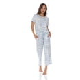 thumbnail image 8 of Flora Nikrooz 2 Piece Short Sleeve Capri PJ Set, 8 of 12