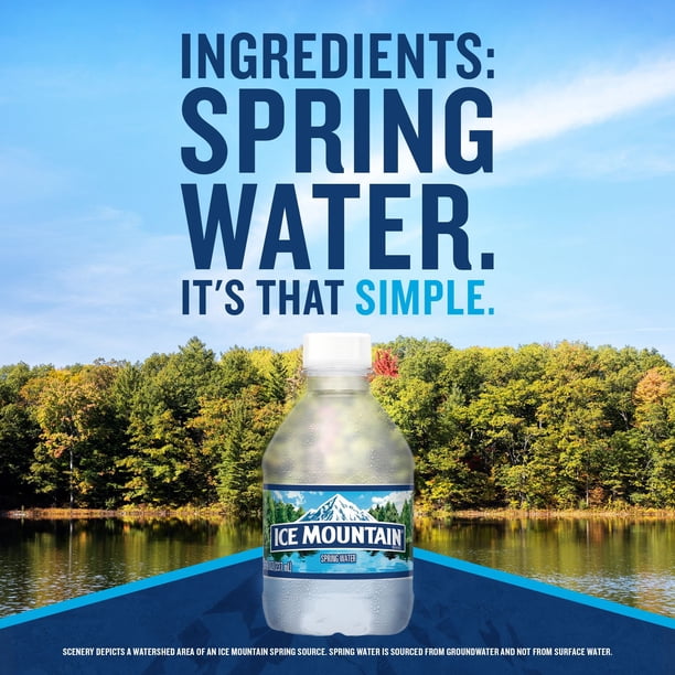 Ice Mountain 100% Natural Spring Water 8 fl. oz., 48 pk
