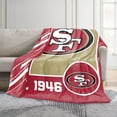 thumbnail image 2 of Logo Brands San Francisco 49ers 60"x70" Super Plush Blanket, 2 of 6