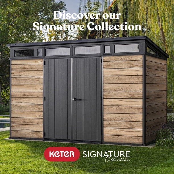 Keter 11' x 7' Signature Collection Resin Outdoor Shed - Samsclub.com