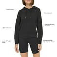 thumbnail image 3 of DKNY Women's Waffle Hoodie, 3 of 5