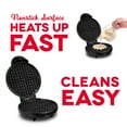 thumbnail image 3 of Dash 8" Express Nonstick Waffle Maker, 3 of 4