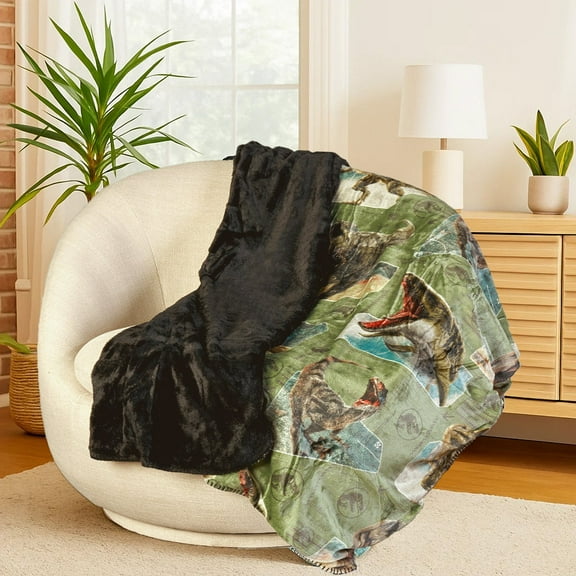 Licensed Character Plush Faux Fur Kids Throw Blanket, 50" x 60"