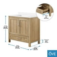 thumbnail image 26 of OVE Decors Kansas 36" W x 19" D Freestanding Bathroom Vanity with Sink, 26 of 26