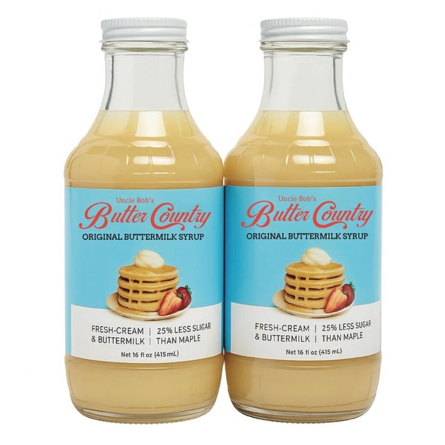 Uncle Bob’s Butter Country Original Buttermilk Syrup, 16 fl. oz., 2 pk.