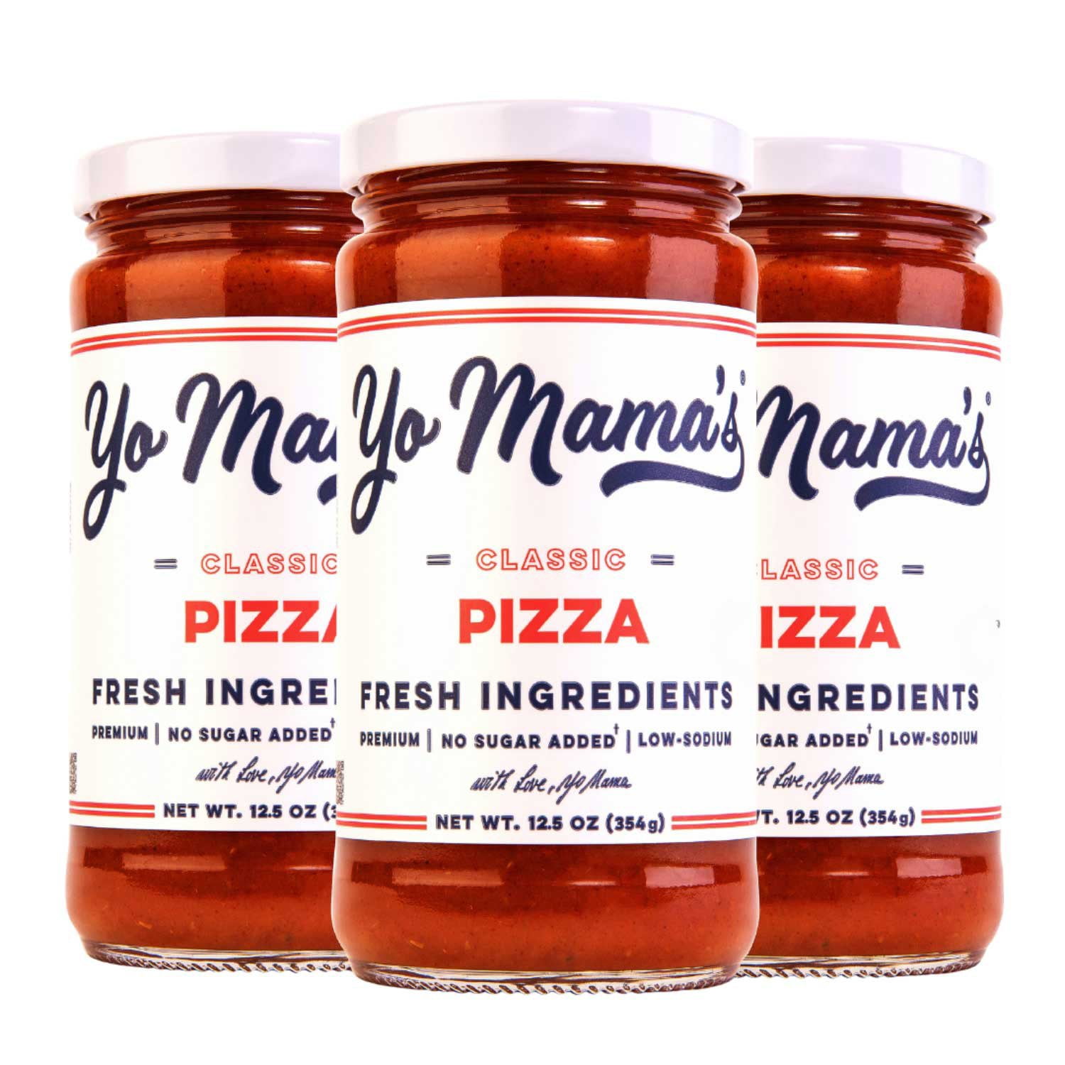 Yo Mama's Foods Low-Carb Pizza Sauce 12.5 oz., 3 pk. - Samsclub.com