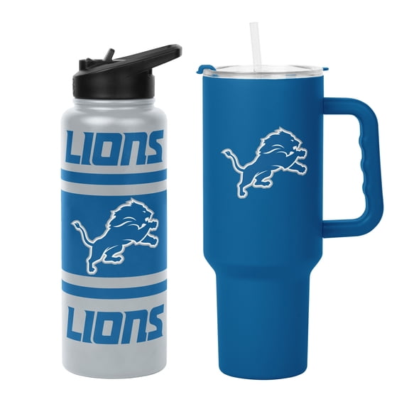 Logo Brands Detroit Lions Tumbler Set