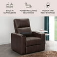 thumbnail image 2 of Travis Power Theater Recliner with Table, Assorted Colors, 2 of 9