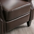 thumbnail image 8 of Braxton Bonded Leather Pushback Recliner Chair, 8 of 11