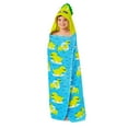 thumbnail interactive-video image 1 of Member's Mark 100% Cotton Kids' Hooded Towel With Hand Pockets, 1 of 6