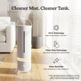 thumbnail image 4 of Homedics Ultrasonic Warm & Cool Mist Humidifier with UV-C, Topfill, 120 Hour Runtime, 4 of 6