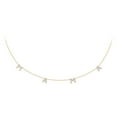 thumbnail image 1 of 0.25 CT. T.W. Round Cut Script Diamond Pendant Necklace in 14K Gold, 1 of 5