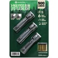 thumbnail interactive-video image 1 of Member's Mark 3-Pack Focus Beam Tactical LED Flashlights, 1 of 9