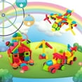 thumbnail image 5 of Picasso Tiles Bristle Lock Tile Construction Building Set 240 pcs., 5 of 9