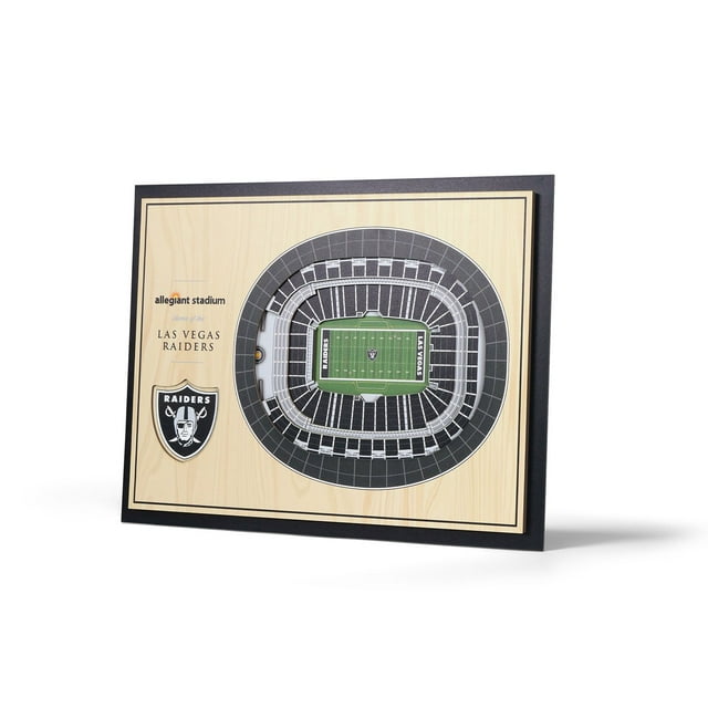 YouTheFan NFL 17" x 13" 5-Layer Stadium View 3D Wall Art