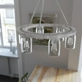 thumbnail image 1 of Hunter Devon Park with Clear Glass Chandelier Ceiling Light Fixture, 1 of 9