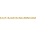 thumbnail image 5 of Figaro Chain Necklace in 14K Gold, 5 of 8