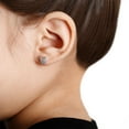 thumbnail image 5 of Disney Diamond Earrings in 14K White Gold, 5 of 5