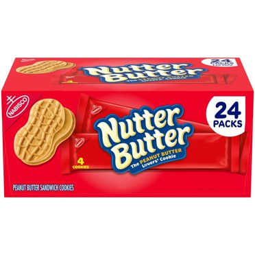 Nutter Butter Peanut Butter Sandwich Cookies – 10-Count Variety Pack, Kosher Snacks