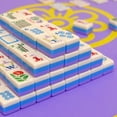 thumbnail image 2 of 3-in-1 Floating Game Mat: Mahjong, Rummi Cube, and Waterproof Cards - Super Floral Edition, 2 of 10