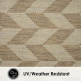thumbnail image 4 of Nicole Miller New York Patio Country Calla Contemporary Herringbone Indoor/Outdoor Area Rug, 4 of 9