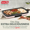 thumbnail image 2 of Dash Ceramic Nonstick 20 x 10.5” Everyday Griddle, 2 of 6