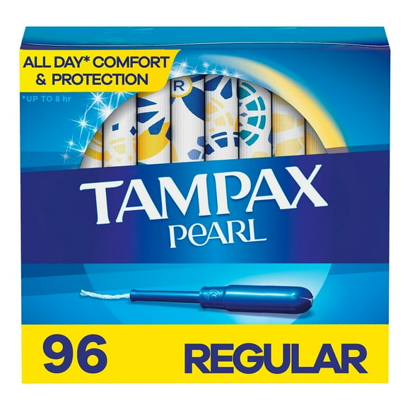 Tampax Pearl Regular Tampons, 96 ct.