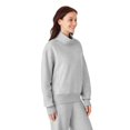 thumbnail image 3 of Member's Mark Women's Fleece Rib Mockneck Pullover, 3 of 8