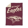 thumbnail image 1 of Logo Brands NC Central Eagles Luxe Dreams Throw, 60" x 80", 1 of 6