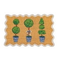 thumbnail image 2 of Member's Mark Scalloped Topiary Coir Doormat, 23" x 35", 2 of 4
