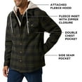thumbnail image 2 of Lee Men's Sherpa Bonded Flannel Shacket, 2 of 9