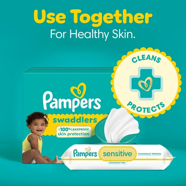 Pampers Swaddlers Diapers, Sizes Newborn-8