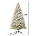 thumbnail image 5 of Member's Mark 9' Flocked Silverthorn Pre-Lit Christmas Tree, 5 of 10
