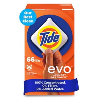 Tide evo Laundry Detergent Fiber Tiles, Original, 66 ct.