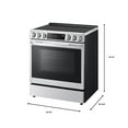 thumbnail image 5 of LG 6.3 cu ft. ProBake Convection InstaView Electric Slide-In Range with Air Fry, 5 of 12
