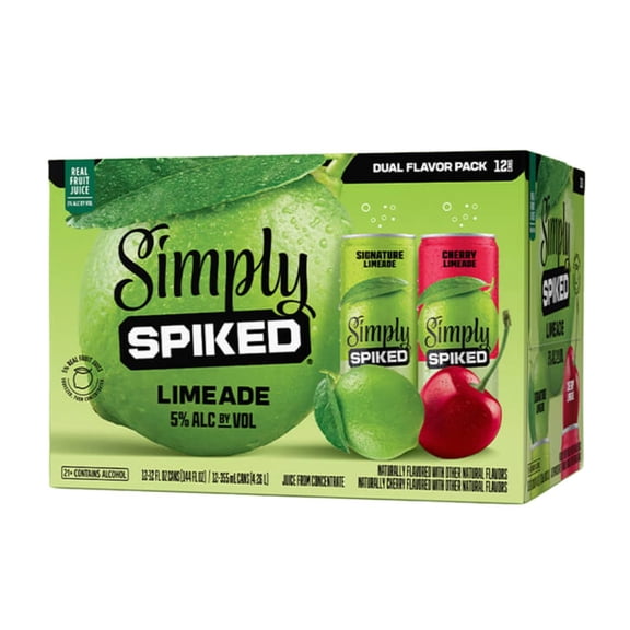Simply Spiked Limeade Variety Pack, 12 fl. oz. can, 12 pk.